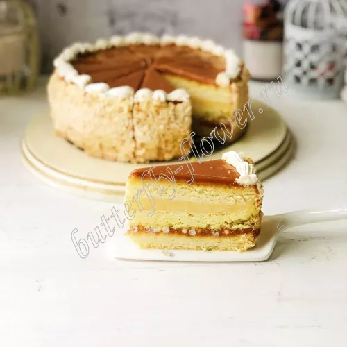 Торт Ванильно-карамельный (1 порция)